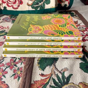 70s Illustrated Library of Arts and Crafts Volumes 1-4 1974 Craft Encyclopedia